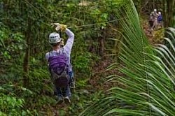 Zip Lining San Pedro Belize Price: USD$80.00 per/ person