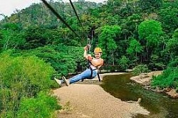 Rainforest Zipline and Cave Tubing With Lunch Belize