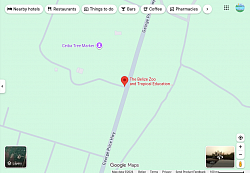 The Belize Zoo location is at mile 29 on the George Price Highway in La Democracia Village